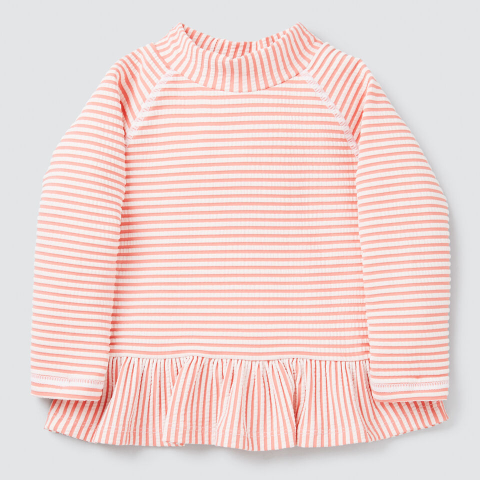 Stripe Frill Rashie  