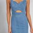 Peek-A-Boo Denim Dress    hi-res