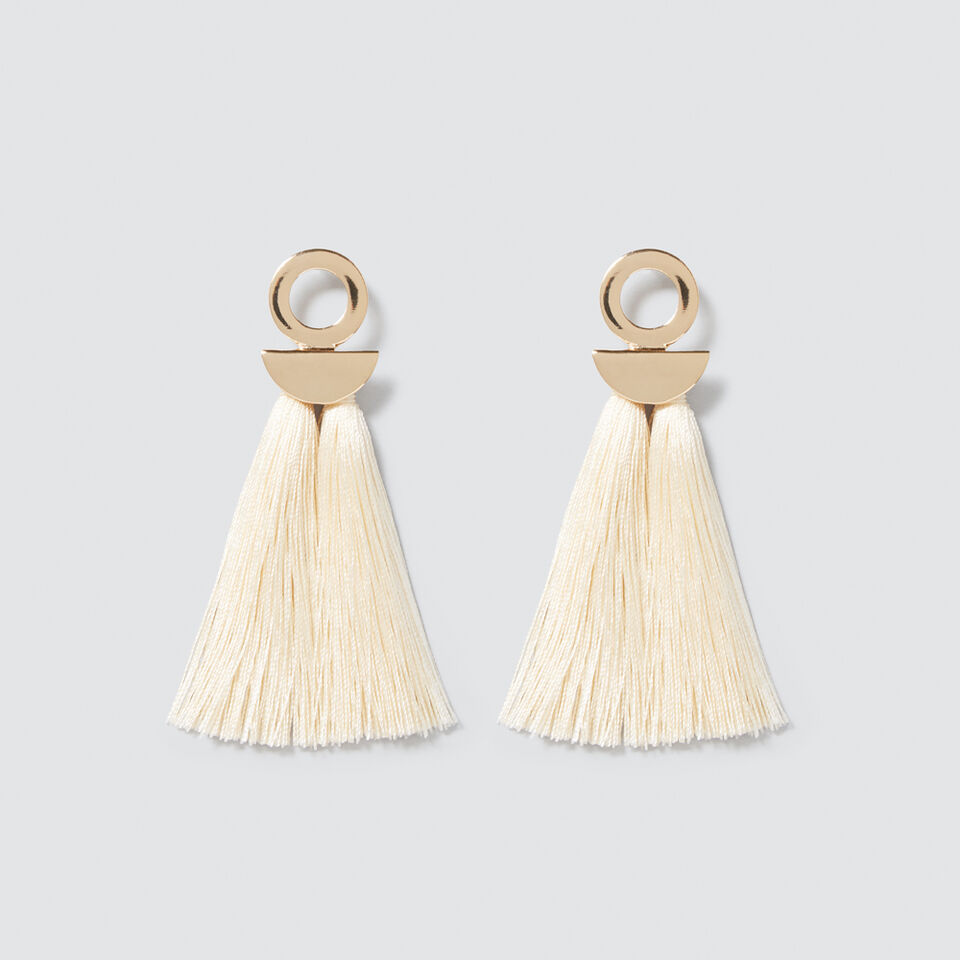 Ring Tassel Earrings  