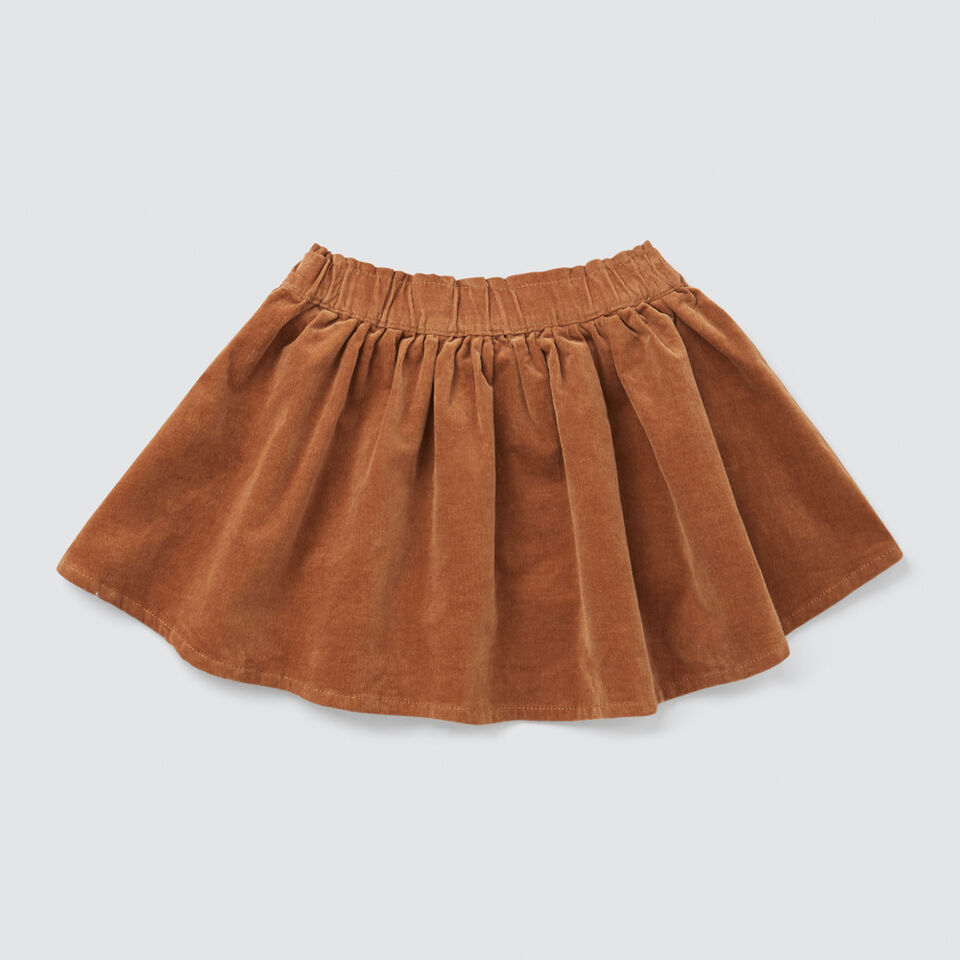 Flared Cord Skirt  