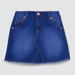 A-Line Denim Mini Skirt    hi-res