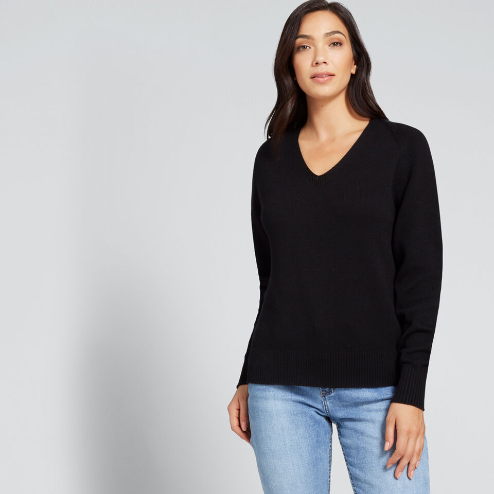 V Neck Cosy Sweater  