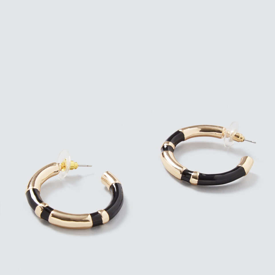 Colour Block Hoops  