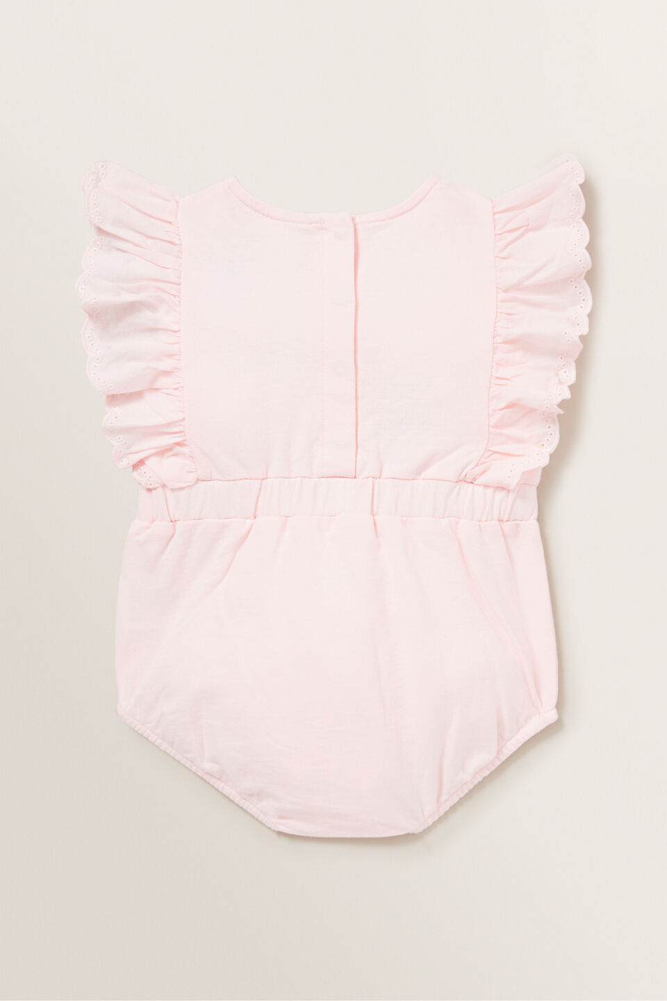 French Terry Broderie Romper  