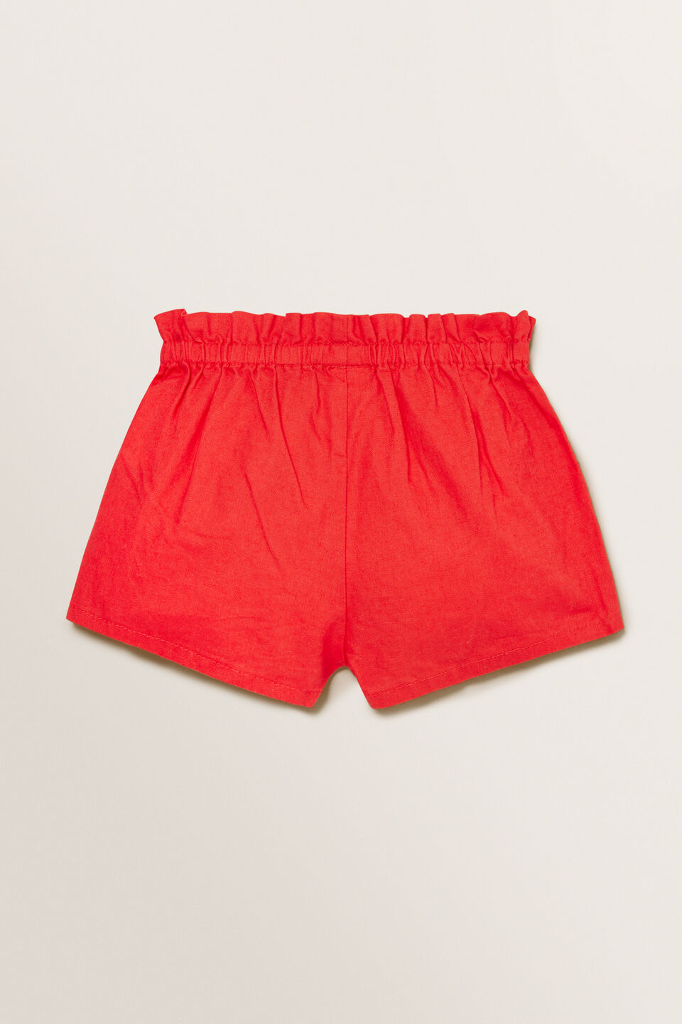 Linen Button Shorts  