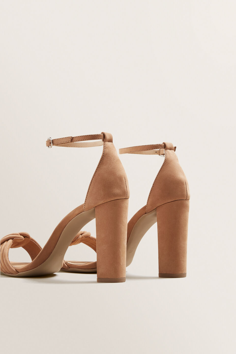 Penny Knot Block Heel  