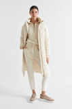 A Line Puffer Jacket  Vanilla Cream  hi-res