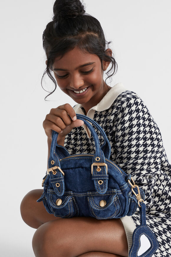 Mini Me Denim Bag  Indigo  hi-res