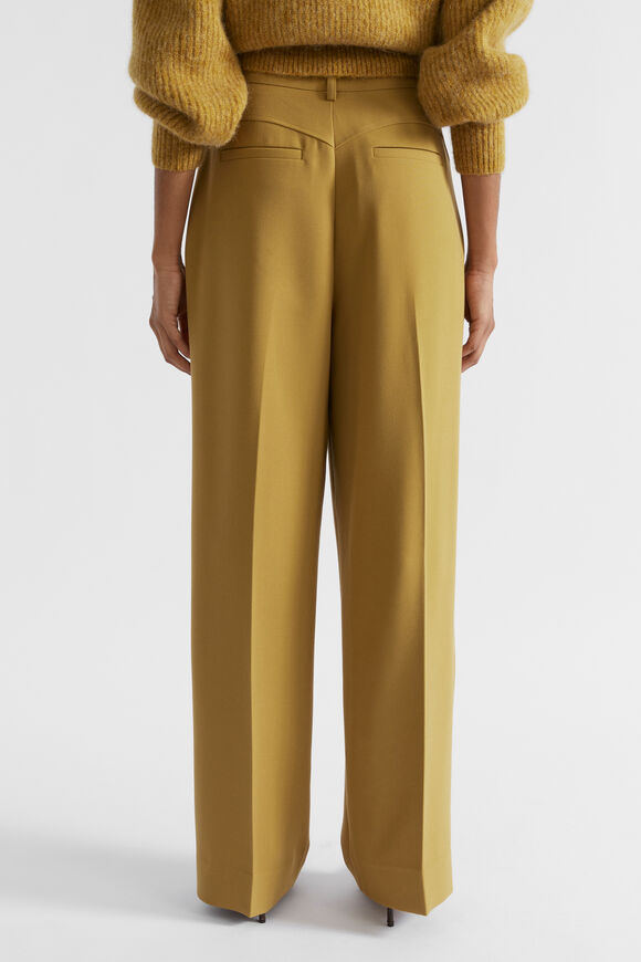 Straight Leg Tailored Pant  Honey Gold  hi-res