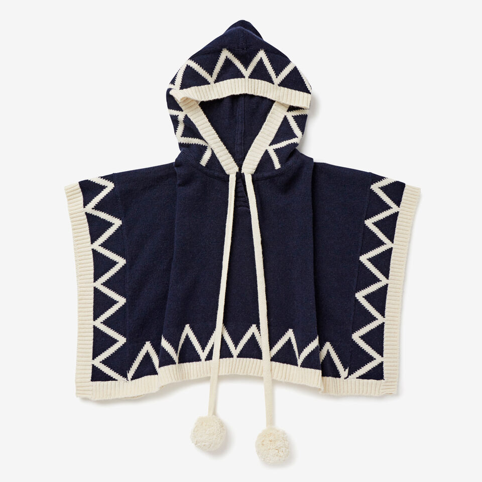 Zig Zag Poncho  