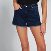 Fray Hem Denim Short    hi-res