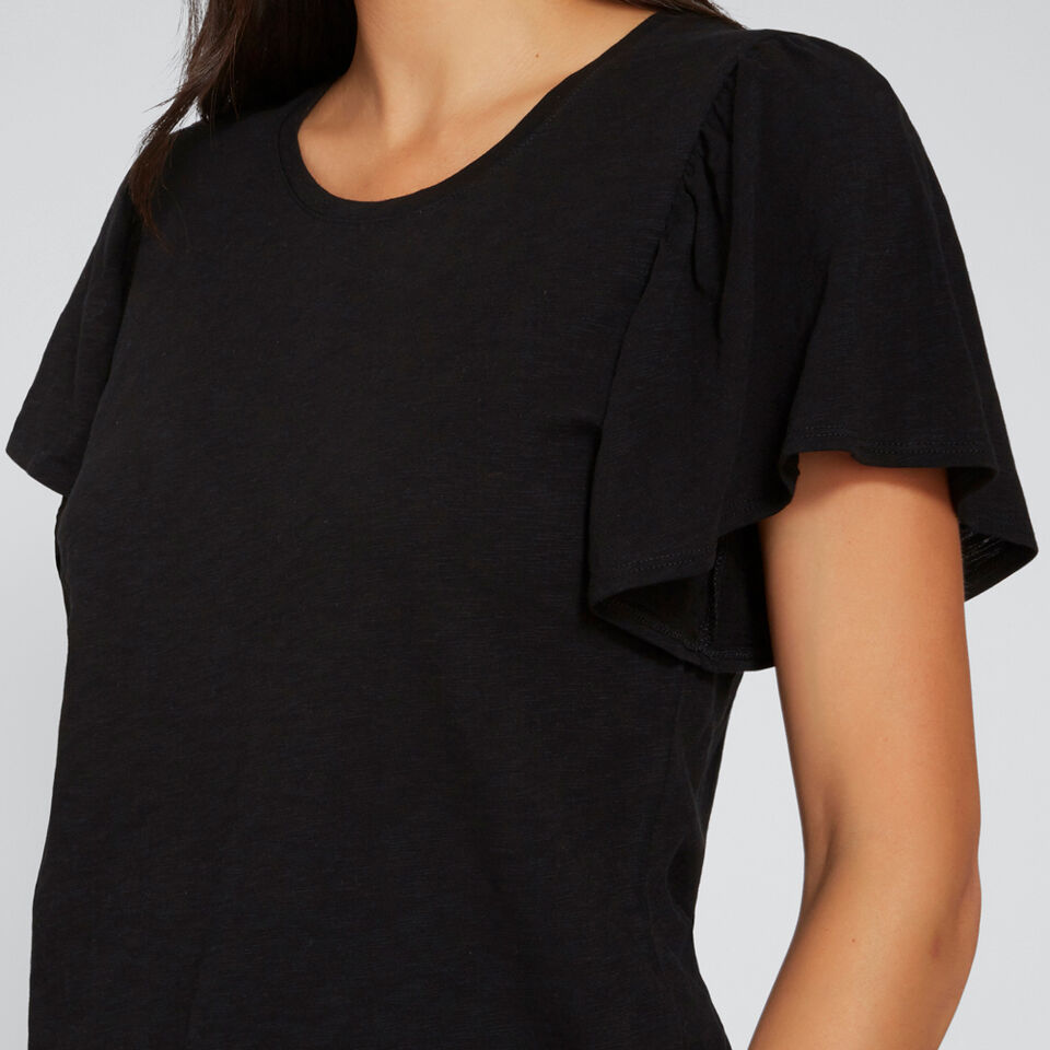 Flutter Sleeve Tee  