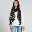 Spot Print Scarf    hi-res