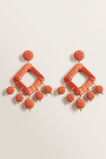 Beaded Pom Pom Earring    hi-res