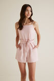 Linen Blend Playsuit  Clay Pink  hi-res