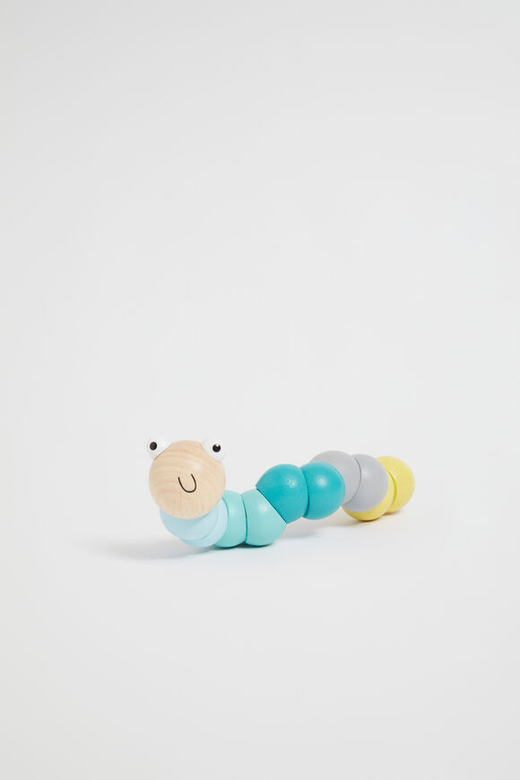 Pastel Multi Coloured Worm  Pastel  hi-res