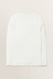 Rib Long Sleeve Tee    hi-res