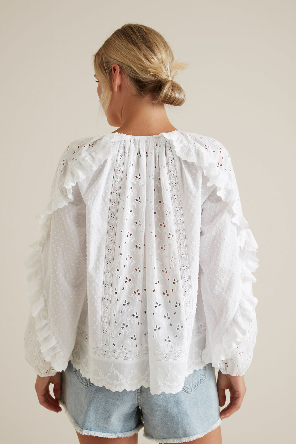 Pretty Broderie Blouse  