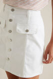 Button Front Mini Skirt    hi-res
