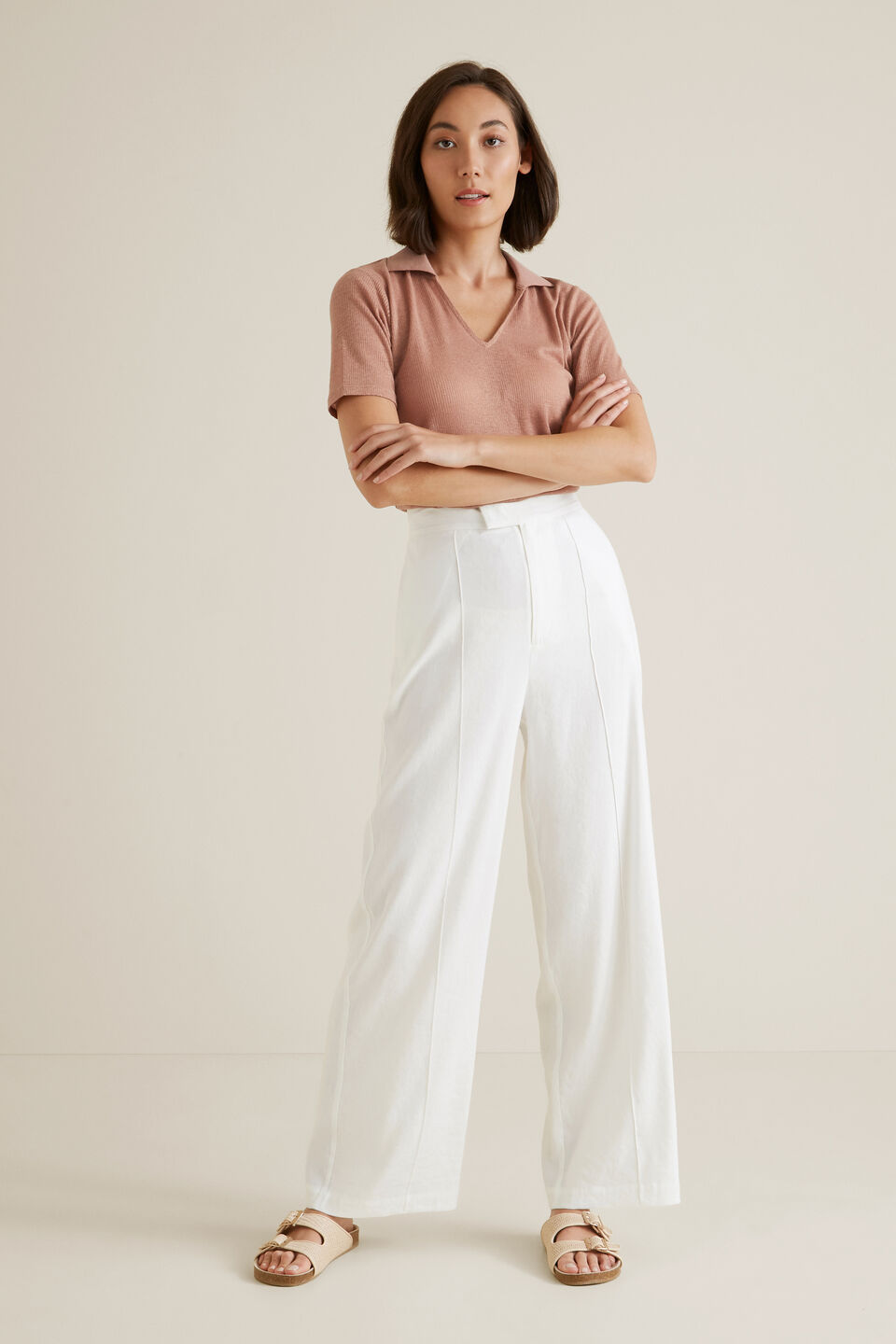 Casual Straight Leg Pant  