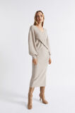 Cosy Knit Midi Dress  Light Storm Marle  hi-res