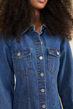 Denim Shirt Dress  Blue Indigo  hi-res