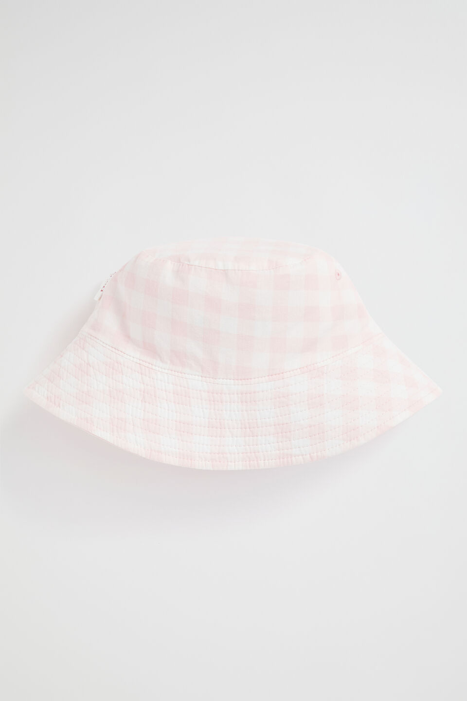 Heritage Check Bucket Hat  Dusty Rose