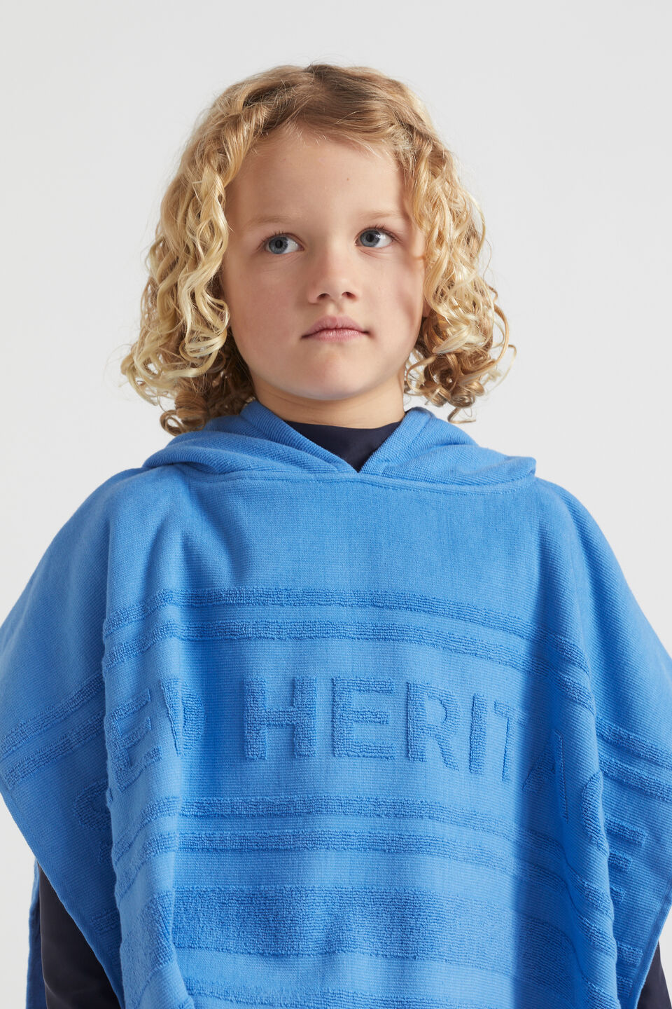 Heritage Terry Poncho  Bluebell