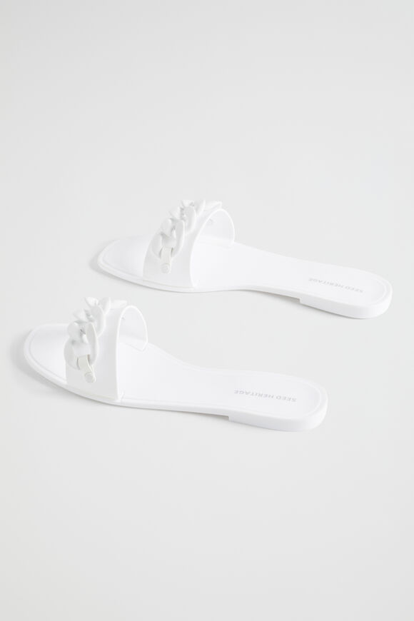 Chain Jelly Slide  White  hi-res