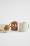 Seed Logo Mug  Stone  hi-res