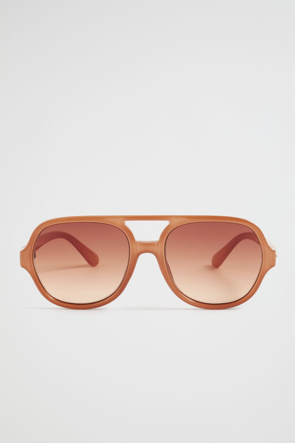 Percy Navigator Sunglasses  Chestnut