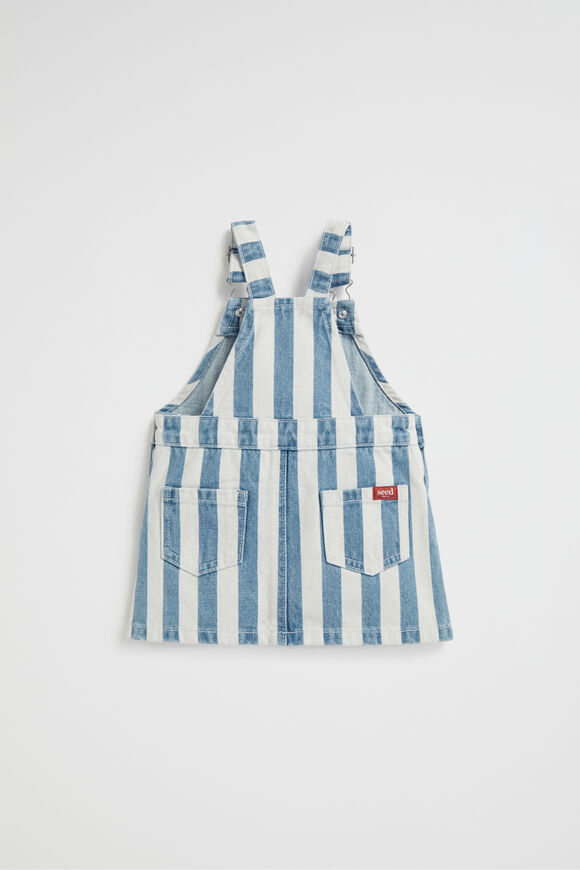 Core Logo Pinafore  Denim Stripe  hi-res