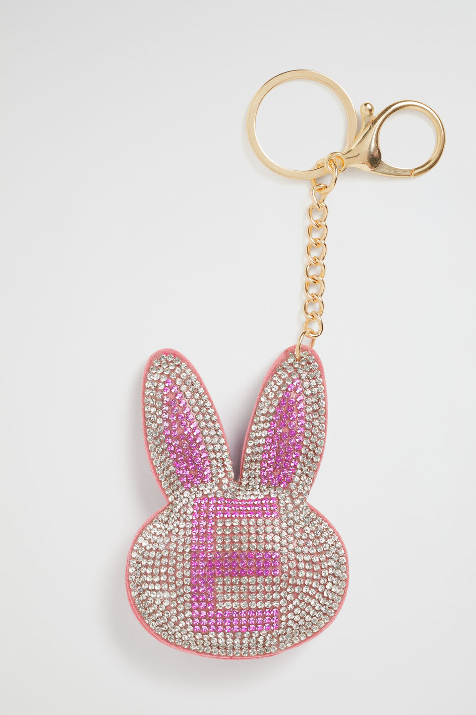 Bunny Initial Keyring  E