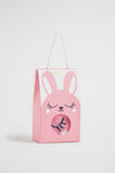Fluffy Bunny Sock  Pop Pink  hi-res
