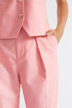 Pleat Front Trouser  Pale Peony Crossdye  hi-res