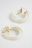 Twist Hoop  Cloud Cream  hi-res