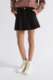 Denim Pleat Skirt  Black Wash  hi-res