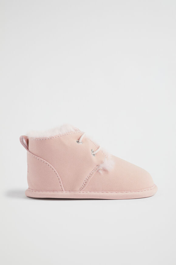 Fur Lined Bootie  Dusty Rose  hi-res