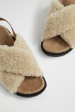 Maeve Shearling Slide  Cashew  hi-res