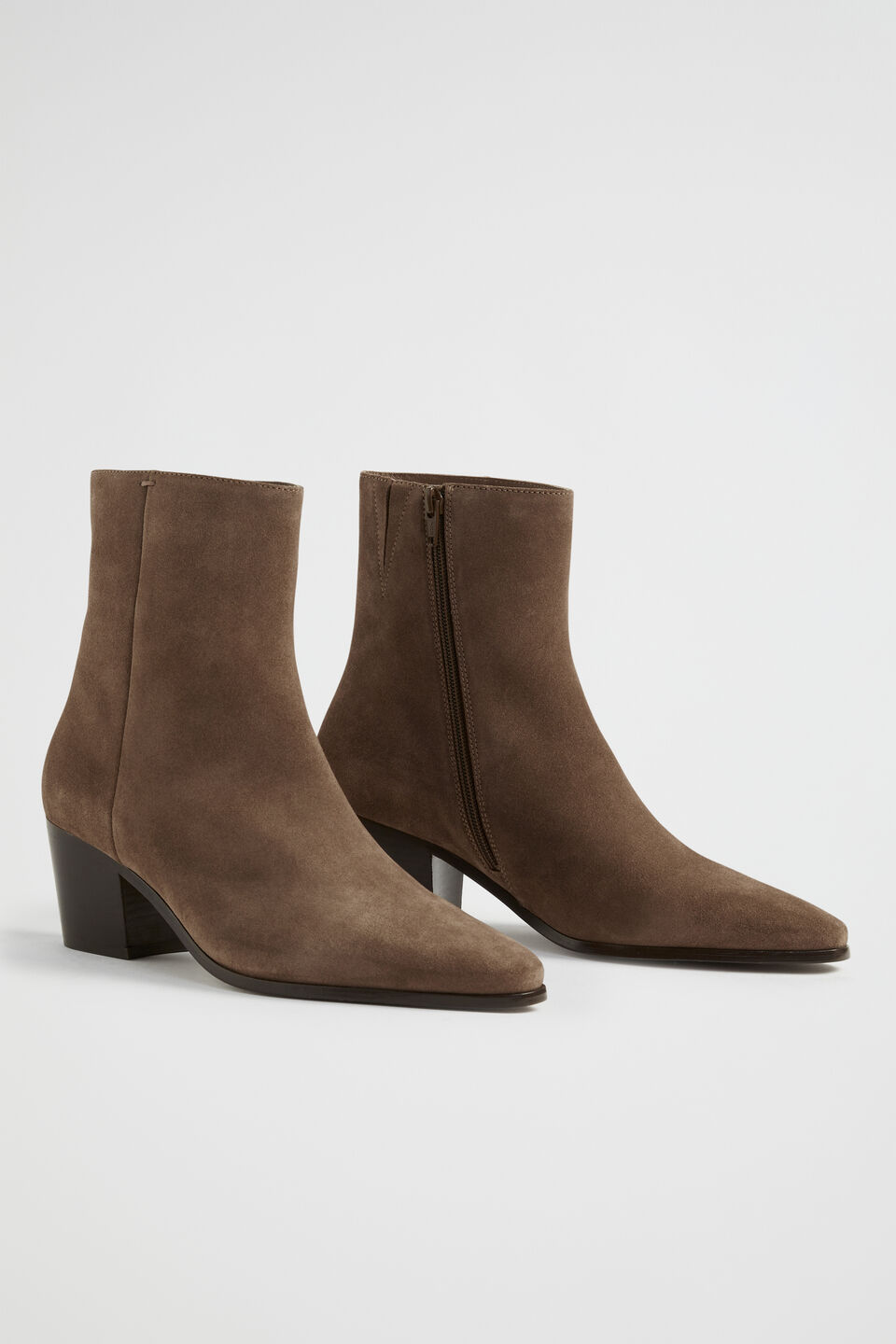 Amber Ankle Boot  Cashew Suede