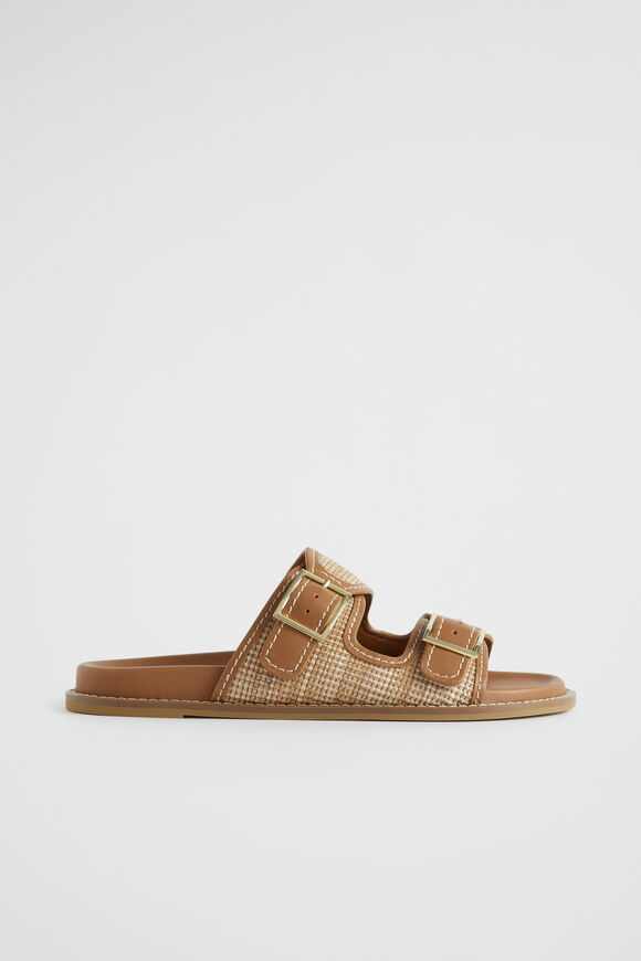 Eloise 2 Strap Slide  Tan Natural  hi-res