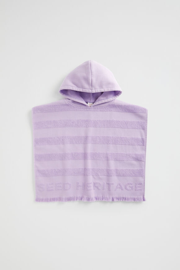 Heritage Terry Poncho  Lavender  hi-res