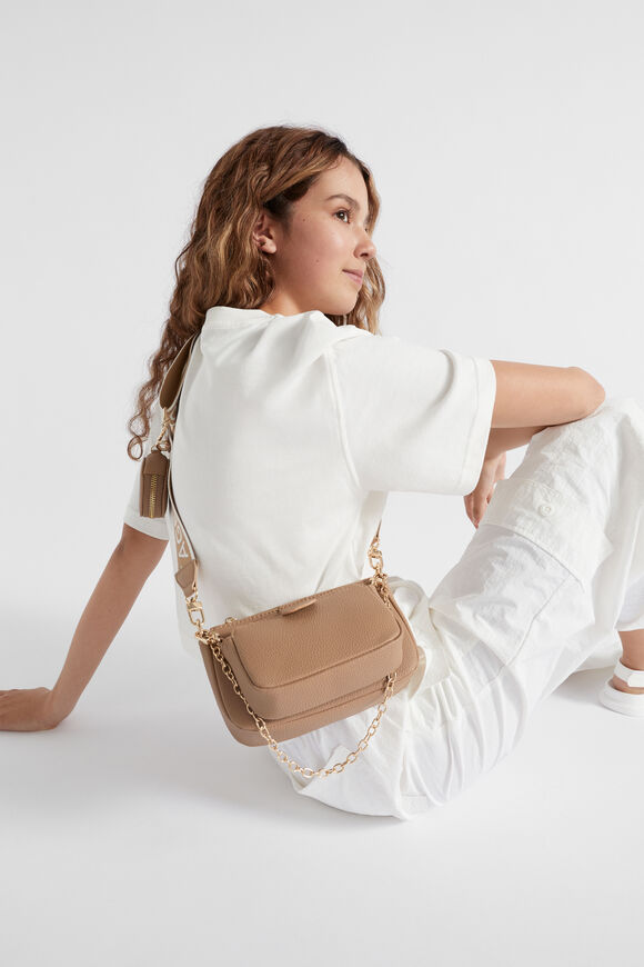 Hybrid Cross Body Bag  Sand  hi-res