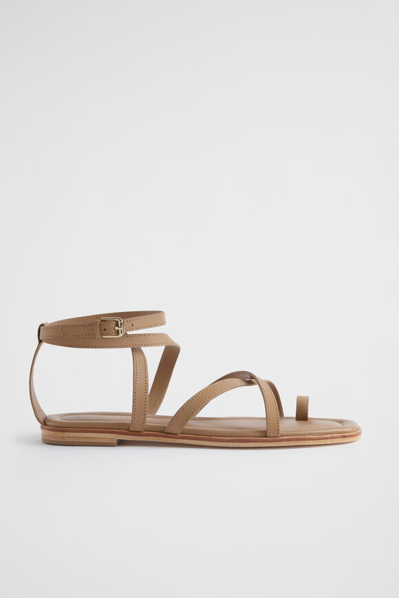 Addison Flat Sandal  Caramel  hi-res