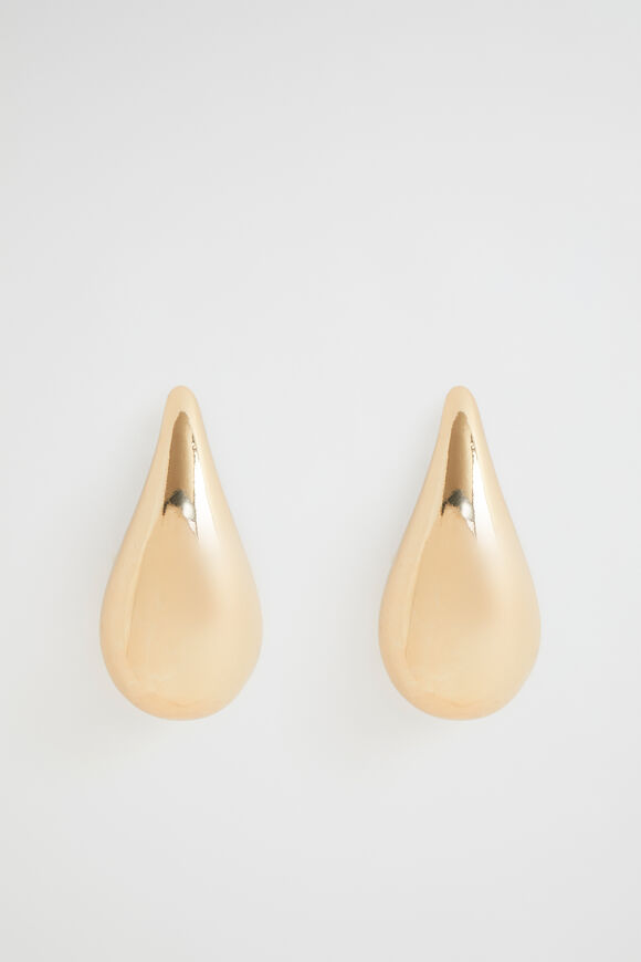 Oversized Drop Earring  Gold  hi-res