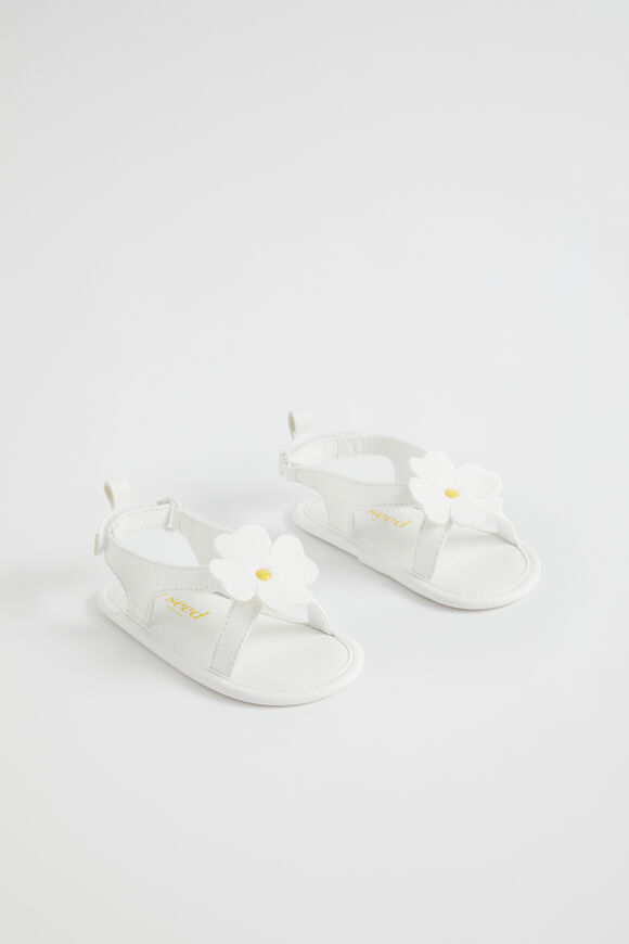 Mini Flower Sandal  White  hi-res