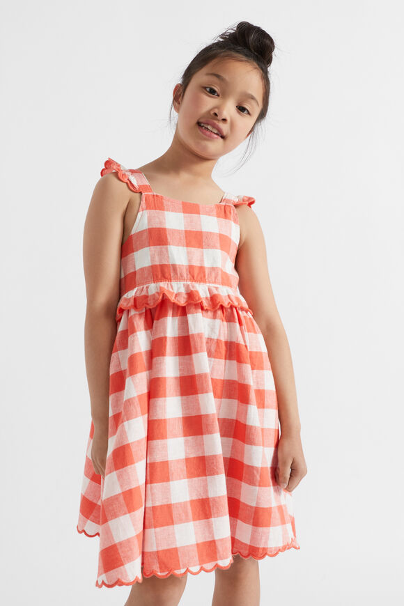 Gingham Dress  Watermelon  hi-res