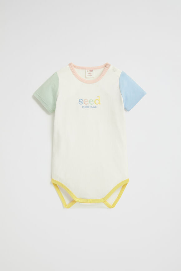 Spliced Logo Bodysuit  Multi  hi-res