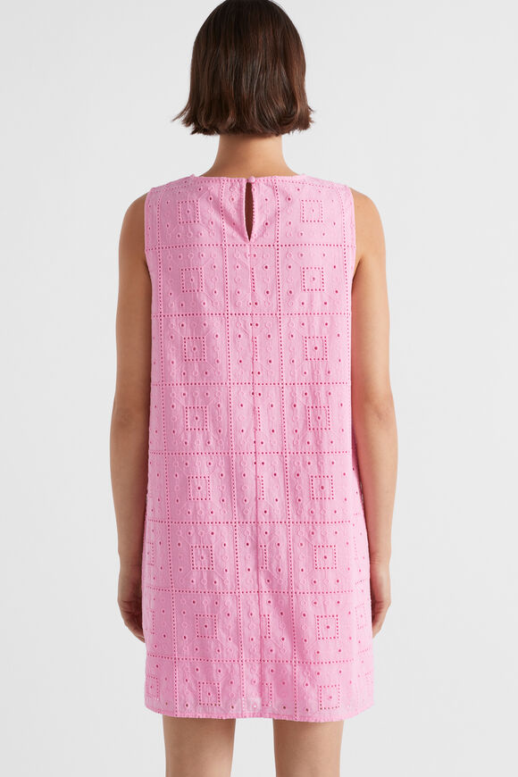 Broderie Mini Dress  Pink Gin  hi-res