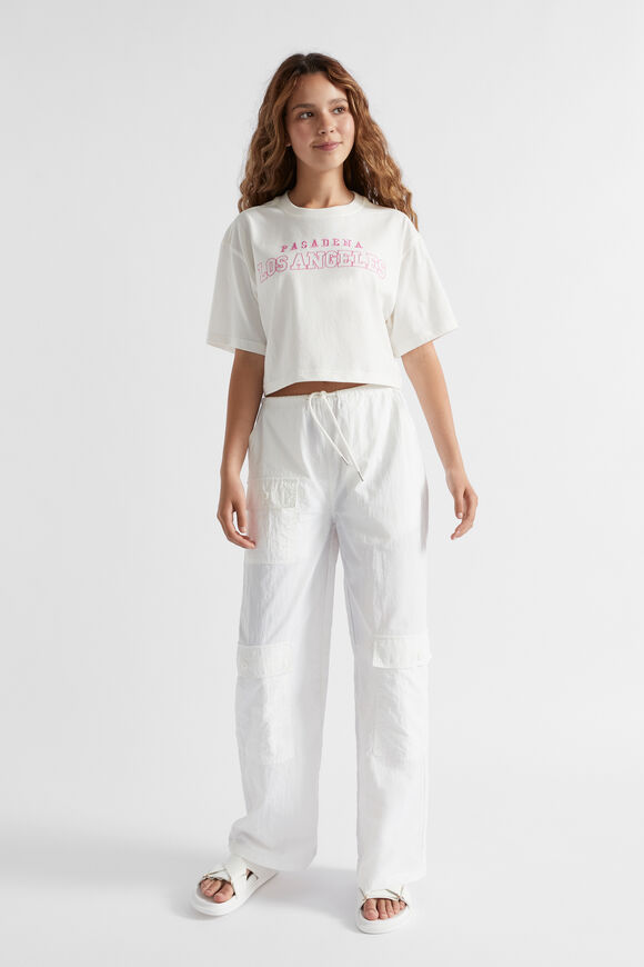 Parachute Cargo Pant  White  hi-res